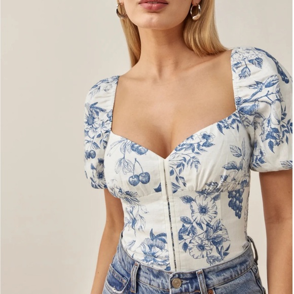 Reformation Rome Linen Top - Picture 5 of 5